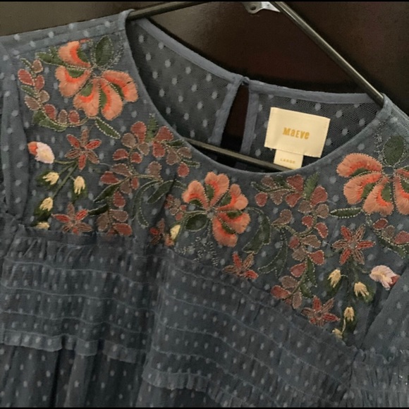 Anthropologie Maeve Samara Enmesh Tunic Dress - Picture 5 of 5